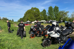 Abschluss am Weinstand Flörsheim